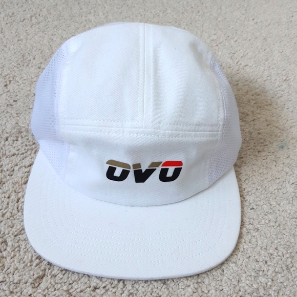 October's Very Own - OVO Runner 5 Panel Hat White - Picture 1 of 5